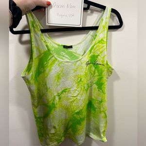Green Versace Tie-Dye Tank